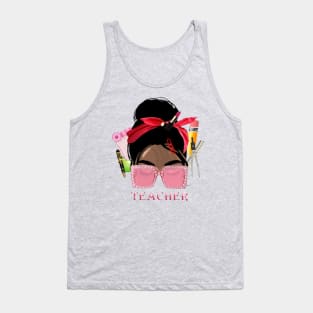 Black teacher Tank Top